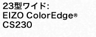 22型ワイド:ナナオ ColorEdge（R） CG223W 