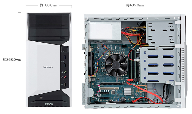 高負荷業務に応える処理性能と省スペース性を両立。高性能ミニタワーPC