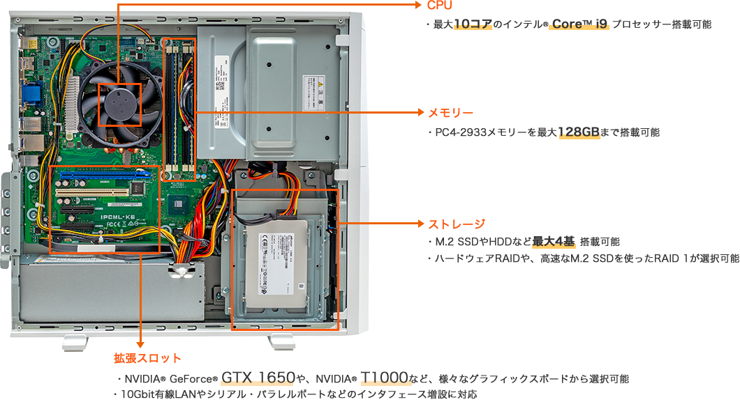 Endeavor Mr4900 第10世代cpu搭載 省スペースpc エプソンダイレクトショップ