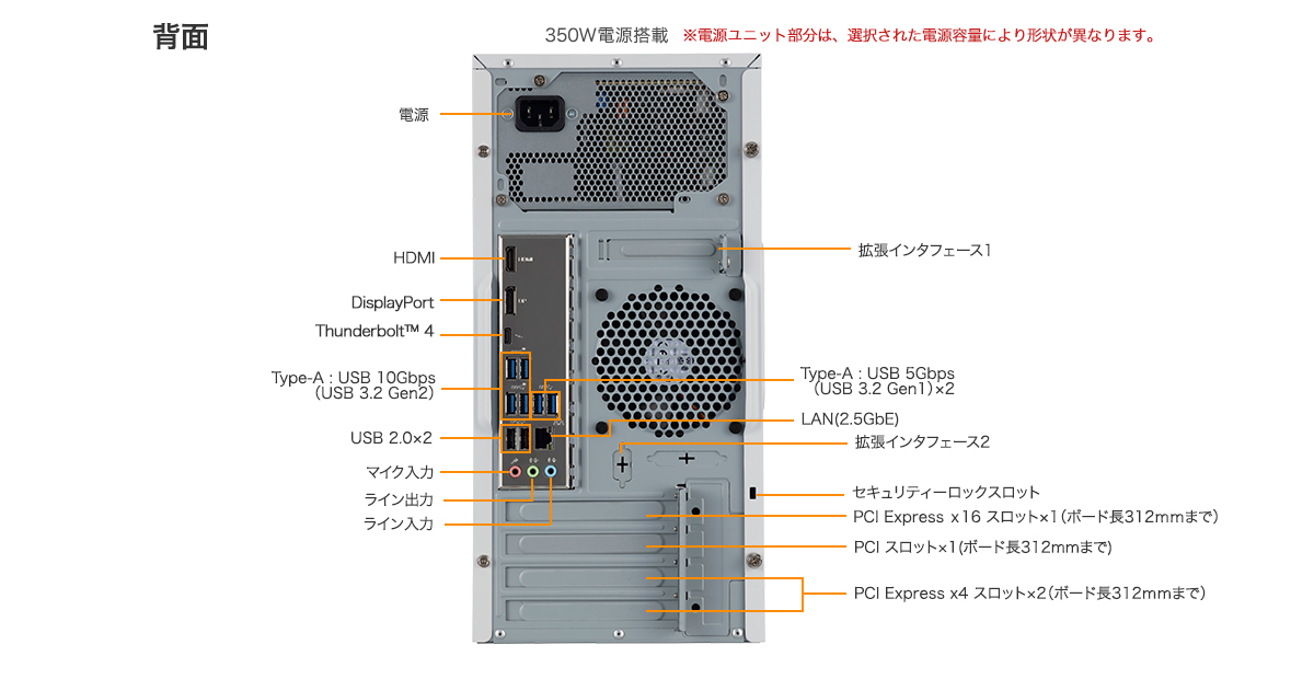 Endeavor MR8500 - ハイブリッド・アーキテクチャー採用の第14世代CPU