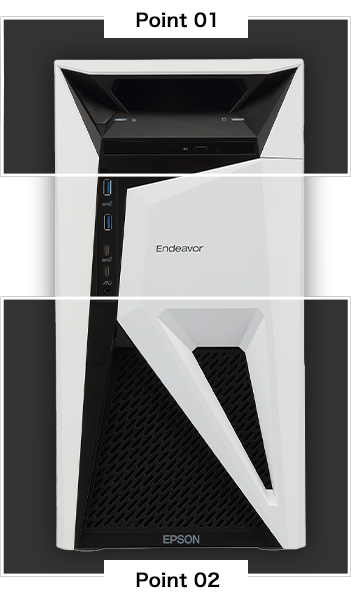 Endeavor Pro9300 - 全面刷新した筐体で優れた拡張性と使い勝手を実現