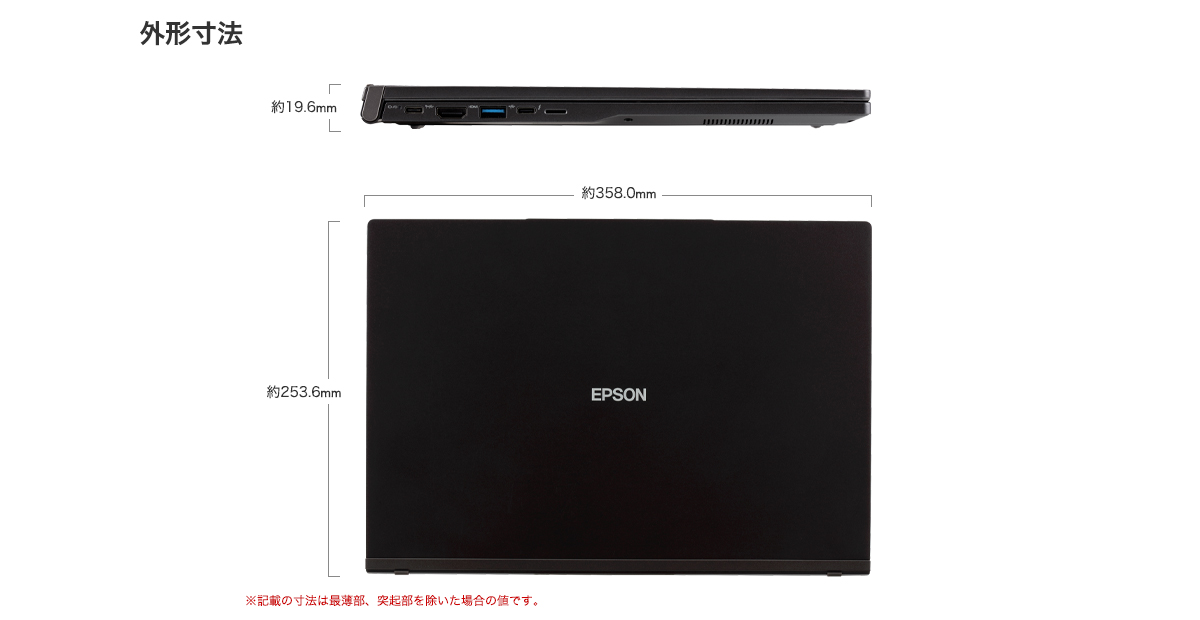 Windowsノート本体 EPSON NJ 3000 NVIDIA® GeForce RTX™ 2060標準搭載15.6型ハイスペックノートPC